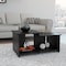 Tuhome Wema 3 Coffee Table, Lower Open Shelf, Espresso MLV3983 - alternate 5